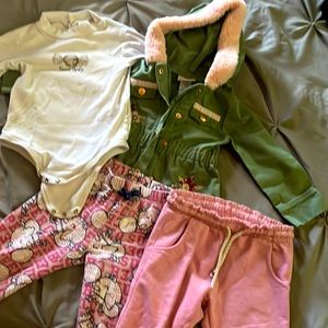 4 Pieces 24-36 months European baby brands designed in Italy